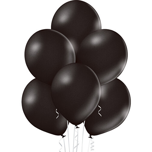 Luftballon 100-110cm Umfang , schwarz metallic, Naturlatex, 33,00cm x 36,00cm x 33,00cm (Länge x Höhe x Breite), Bild 2