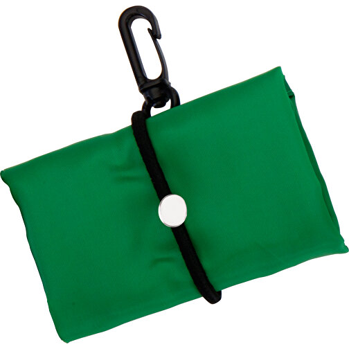 Faltbare Tasche Persey , grün, Polyester 190T, 42,50cm x 7,00cm x 38,00cm (Länge x Höhe x Breite), Bild 1