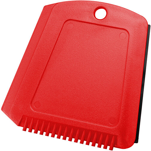 Eiskratzer 'Alpha' , rot, PS+TPE, 12,00cm x 0,40cm x 12,00cm (Länge x Höhe x Breite), Bild 1