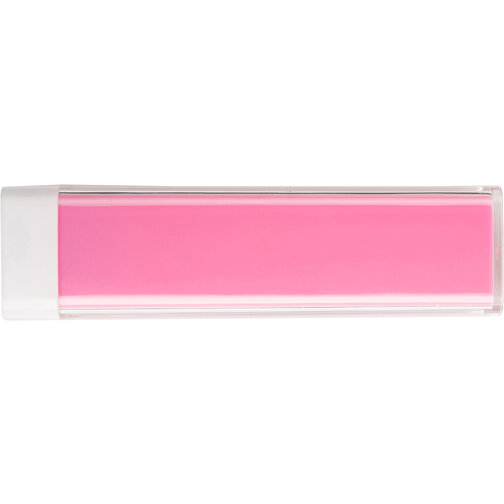 Power Bank Ramona , Promo Effects, pink, Kunststoff (ABS), 9,20cm x 2,30cm x 2,30cm (Länge x Höhe x Breite), Bild 2