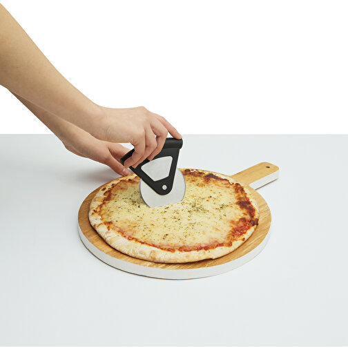 Pizza-Schneider USEFUL , schwarz, Edelstahl / Kunststoff, 11,20cm x 1,80cm x 10,50cm (Länge x Höhe x Breite), Bild 5