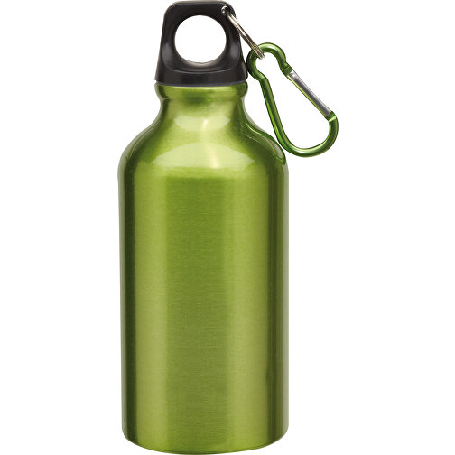 Aluminium-Trinkflasche TRANSIT , grün, Aluminium / Kunststoff, 17,50cm (Höhe), Bild 1