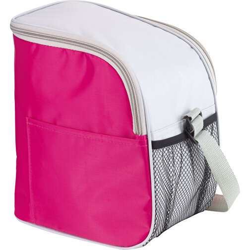 Kühltasche GLACIAL , pink, 420D Polyester, 23,00cm x 26,00cm x 16,00cm (Länge x Höhe x Breite), Bild 1