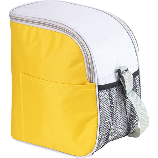 Kühltasche GLACIAL , gelb, 420D Polyester, 23,00cm x 26,00cm x 16,00cm (Länge x Höhe x Breite), Bild 1