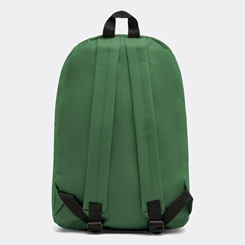 Rucksack CHAP , dunkelgrün, 600D Polyester, 30,00cm x 39,50cm x 10,50cm (Länge x Höhe x Breite), Bild 3