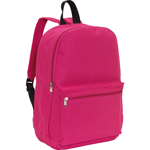 Rucksack CHAP , pink, 600D Polyester, 30,00cm x 39,50cm x 10,50cm (Länge x Höhe x Breite), Bild 1