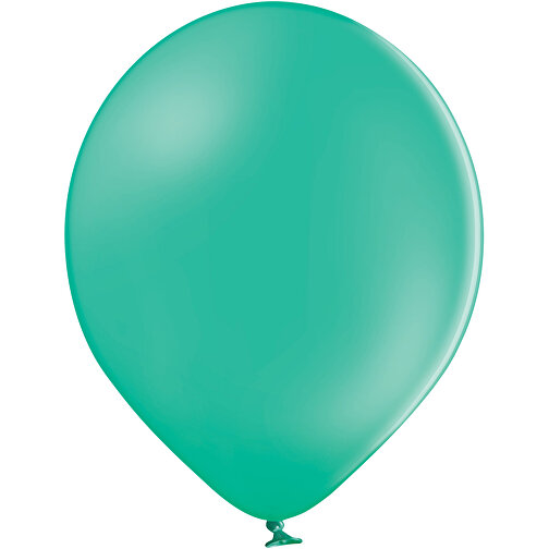 Standardluftballon Ohne Druck , türkisgrün, Naturkautschuk, , Bild 1