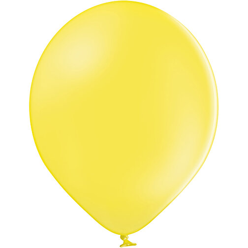 Standardluftballon Ohne Druck , gelb, Naturkautschuk, , Bild 1
