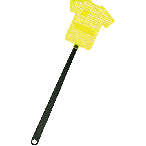 Fliegenklatsche 'Trikot' , standard-gelb, Kunststoff, 37,20cm x 0,70cm x 11,50cm (Länge x Höhe x Breite), Bild 1