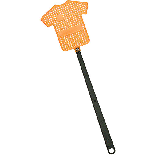 Fliegenklatsche 'Trikot' , standard-orange, Kunststoff, 37,20cm x 0,70cm x 11,50cm (Länge x Höhe x Breite), Bild 1