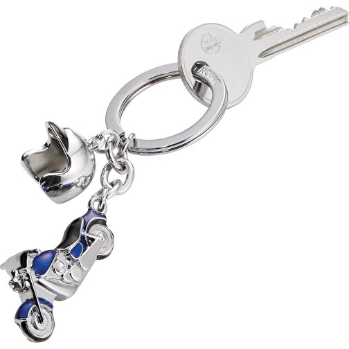 TROIKA Schlüsselanhänger KEY CRUISING , Troika, blau, silberfarben, Metallguss, 11,00cm x 3,50cm x 9,50cm (Länge x Höhe x Breite), Bild 2
