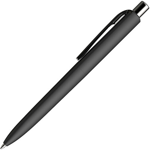 Prodir DS8 PRR Push Kugelschreiber , Prodir, schwarz/silber poliert, Kunststoff/Metall, 14,10cm x 1,50cm (Länge x Breite), Bild 4