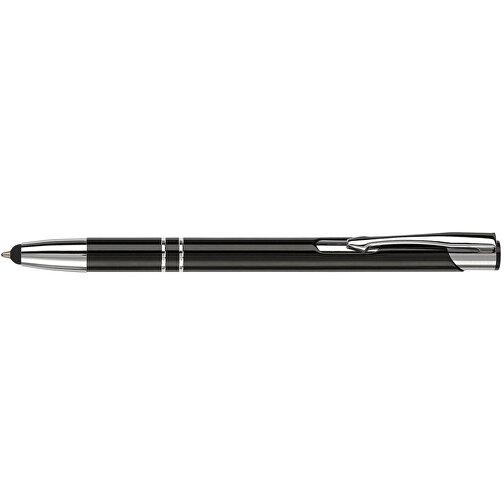 Kugelschreiber Alicante Stylus , schwarz, Aluminium, 13,40cm (Länge), Bild 3