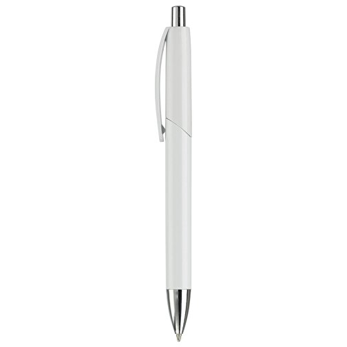 Kugelschreiber Texas Hardcolour , weiss, ABS & Metall, 14,70cm (Länge), Bild 4