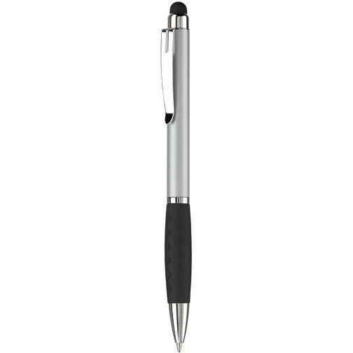 Kugelschreiber Mercurius Mit Touch , silber, ABS & Metall, 13,70cm (Länge), Bild 1
