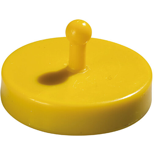 Renngewicht Für Quietsche-Enten , gelb, PVC, 3,50cm x 2,00cm x 3,50cm (Länge x Höhe x Breite), Bild 1
