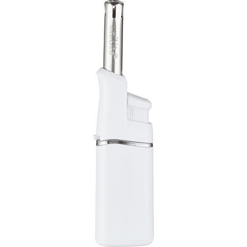 Unilite® BERGAMO 01 Mini-Stabfeuerzeug , Unilite, vollfarbe weiß, AS/ABS, 1,40cm x 11,10cm x 2,60cm (Länge x Höhe x Breite), Bild 1