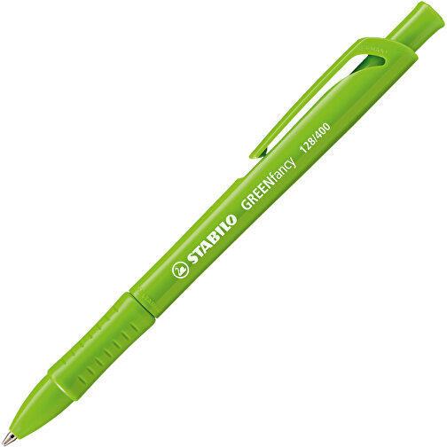 STABILO GREENfancy Kugelschreiber , Stabilo, grün, Bio-Plastik, 14,50cm x 1,40cm x 1,20cm (Länge x Höhe x Breite), Bild 2