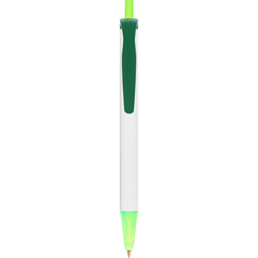 BIC® Clic Stic Kugelschreiber , BiC, gefr. grün/grün, Kunststoff, 1,20cm x 14,00cm (Länge x Breite), Bild 1