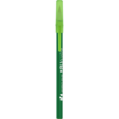 BIC® Round Stic® Kugelschreiber , BiC, gefr. grün/grün, Kunststoff, 1,20cm x 15,00cm (Länge x Breite), Bild 4