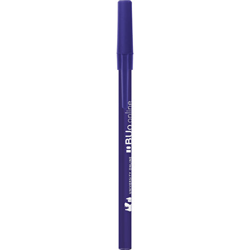 BIC® Round Stic® Kugelschreiber , BiC, marineblau, Kunststoff, 1,20cm x 15,00cm (Länge x Breite), Bild 4