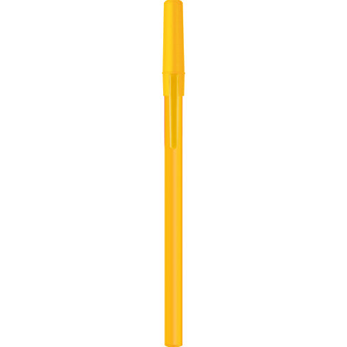 BIC® Round Stic® Kugelschreiber , BiC, gelb, Kunststoff, 1,20cm x 15,00cm (Länge x Breite), Bild 1