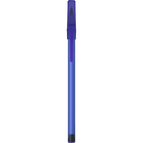 BIC® Round Stic® Kugelschreiber , BiC, gefr. dunkelblau, Kunststoff, 1,20cm x 15,00cm (Länge x Breite), Bild 1
