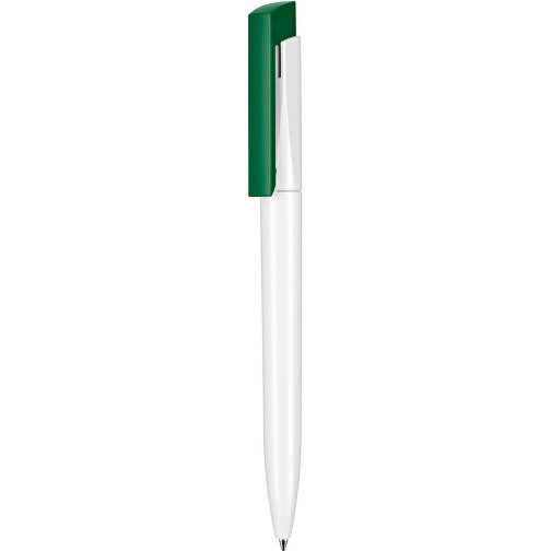 Kugelschreiber FRESH , Ritter-Pen, minz-grün/weiss, ABS-Kunststoff, 14,50cm (Länge), Bild 1