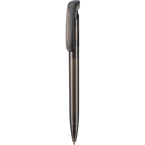 Kugelschreiber CLEAR TRANSPARENT , Ritter-Pen, rauch-grau, ABS-Kunststoff, 14,80cm (Länge), Bild 1