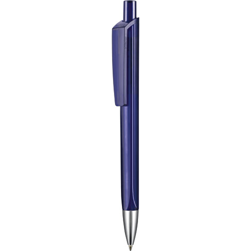 Kugelschreiber TRI-STAR TRANSPARENT , Ritter-Pen, ocean-blau, ABS-Kunststoff, 14,00cm (Länge), Bild 1