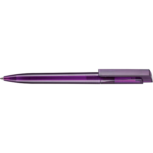 Kugelschreiber FRESH TRANSPARENT , Ritter-Pen, pflaumen-lila, ABS-Kunststoff, 14,50cm (Länge), Bild 3