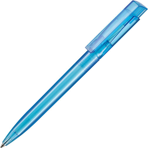 Kugelschreiber FRESH TRANSPARENT , Ritter-Pen, karibikblau, ABS-Kunststoff, 14,50cm (Länge), Bild 2