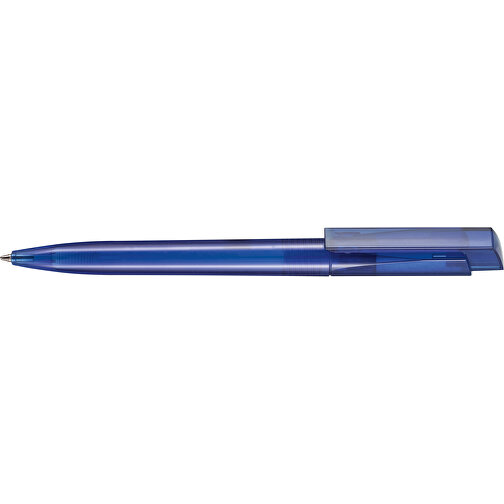 Kugelschreiber FRESH TRANSPARENT , Ritter-Pen, royal-blau, ABS-Kunststoff, 14,50cm (Länge), Bild 3