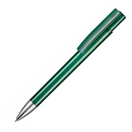 Kugelschreiber STRATOS TRANSPARENT , Ritter-Pen, limonen-grün, ABS-Kunststoff, 14,50cm (Länge), Bild 2