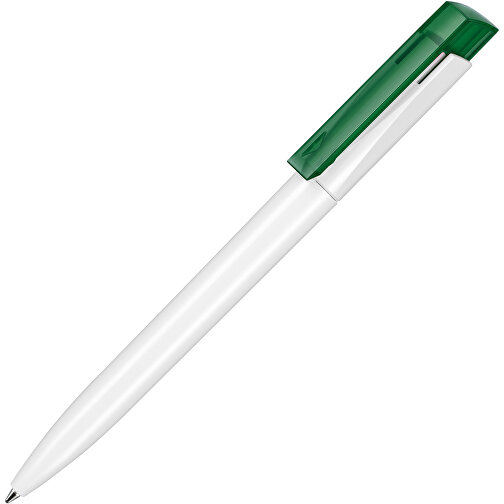 Kugelschreiber Fresh ST , Ritter-Pen, limonen-grün/weiss, ABS-Kunststoff, 14,50cm (Länge), Bild 2
