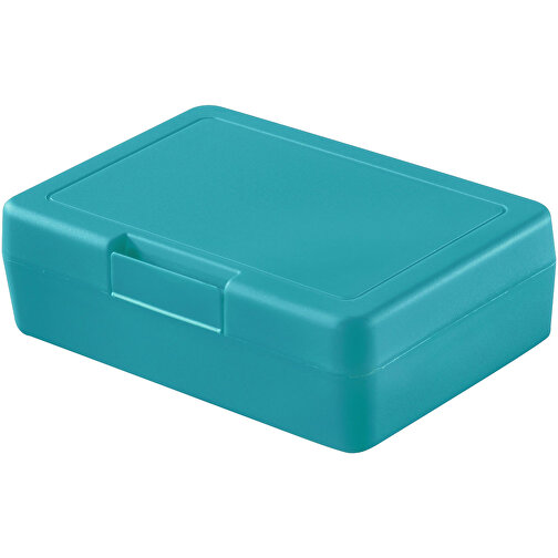 Vorratsdose 'Lunch-Box' , petrol, Kunststoff, 16,20cm x 5,00cm x 11,30cm (Länge x Höhe x Breite), Bild 1
