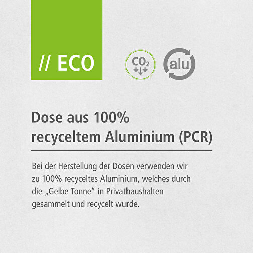 Hände-Desinfektionsspray (DIN EN 1500), 20 Ml, Body Label , Recyceltes Aluminium & PP (Kappe), 2,20cm x 10,40cm x 2,20cm (Länge x Höhe x Breite), Bild 6