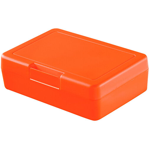 Vorratsdose 'Lunch-Box' , standard-orange, Kunststoff, 16,20cm x 5,00cm x 11,30cm (Länge x Höhe x Breite), Bild 1
