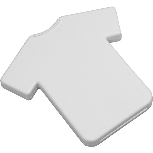 Mint-Spender 'Trikot' , weiß, Kunststoff, 7,40cm x 0,90cm x 7,00cm (Länge x Höhe x Breite), Bild 1