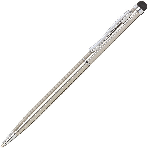 Drehkugelschreiber SMART TOUCH , silber, Edelstahl, 13,80cm (Länge), Bild 2
