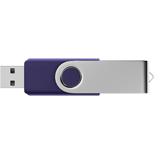 USB-Stick SWING 3.0 16 GB , Promo Effects MB , blau metallic MB , 16 GB , Kunststoff, Metall MB , 10 - 45 MB/s MB , 5,70cm x 1,09cm x 1,90cm (Länge x Höhe x Breite), Bild 3