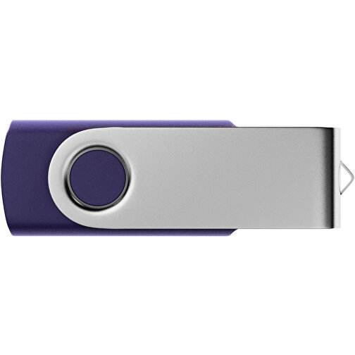 USB-Stick SWING 3.0 32 GB , Promo Effects MB , blau metallic MB , 32 GB , Kunststoff, Metall MB , 10 - 45 MB/s MB , 5,80cm x 1,09cm x 1,90cm (Länge x Höhe x Breite), Bild 2