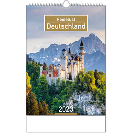 Calendario 'Germania' nel formato 24 x 38,5 cm, con rilegatura Wire-O, Immagine 1