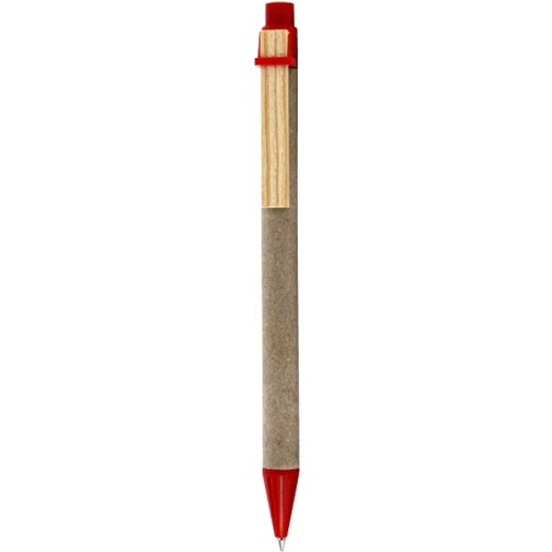 Kugelschreiber CARTON I , Ritter-Pen, signal-rot, Pappe, Holz, ABS, 14,10cm (Länge), Bild 1