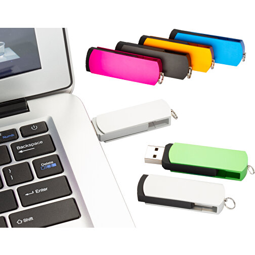 USB-Stick COVER 3.0 16GB , Promo Effects MB , blau MB , 16 GB , Kunststoff/Aluminium MB , 10 - 45 MB/s MB , 5,40cm x 0,85cm x 1,70cm (Länge x Höhe x Breite), Bild 6