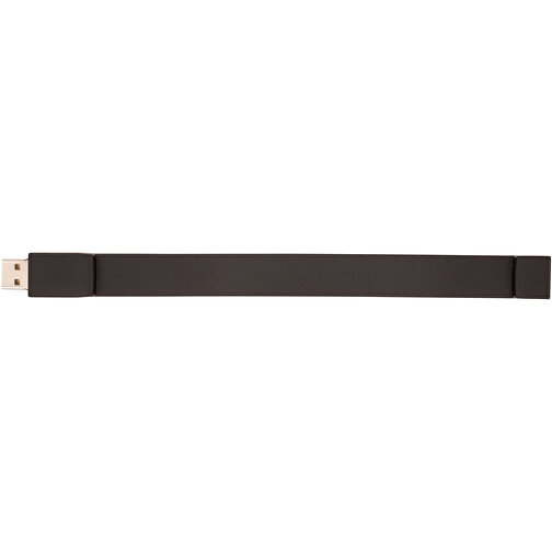 USB-Stick WRIST 2GB , Promo Effects MB , schwarz MB , 2 GB , Kunststoff MB , 3 - 10 MB/s MB , 20,70cm x 1,80cm (Länge x Breite), Bild 2