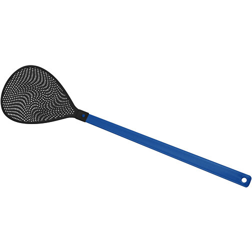Fliegenklatsche 'Oval' , blau, schwarz, PE+PS, 43,30cm x 0,50cm x 10,20cm (Länge x Höhe x Breite), Bild 1