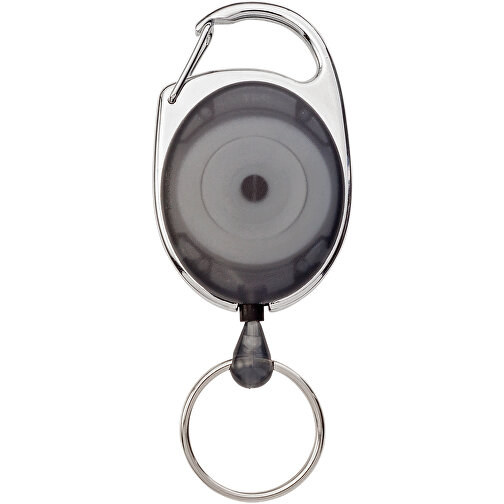 Gerlos Schlüsselkette Mit Rollerclip , schwarz, ABS Kunststoff, 3,50cm x 6,50cm x 1,00cm (Länge x Höhe x Breite), Bild 10