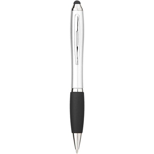 Nash Stylus Bunter Kugelschreiber Mit Schwarzem Griff , silber / schwarz, ABS Kunststoff, 13,70cm (Länge), Bild 1