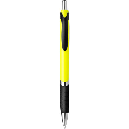 Kugelschreiber Aus Kunststoff Thiago , gelb, ABS, Plastik, AS, , Bild 1